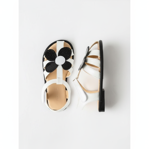 OZKIZ Korean Style Open Toe <b>Sandals</b> for Girls 2-7 Years Old Breathable Summer Fashion with Cotton Fabric Lining-Wholesale - Product Image 2