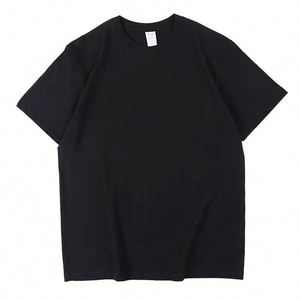 Design Custom Logo Large T-<b>Shirt</b> for Men Solid Color Cotton for Promotional Use - Product Image 5