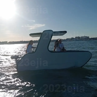 Fabricant d'équipement de jeu aquatique personnalisé Mini bateau électrique Bateau de pêche pliable Petit bateau de vitesse avec moteur