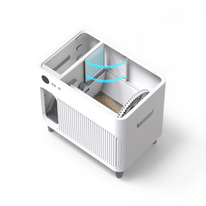 An toàn tiếng ồn thấp thông minh phun khử mùi không có rò rỉ rác mèo hộp tự động làm sạch với 12 sesors - Product Image 6