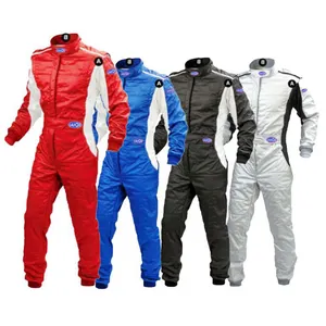 China factory car racing uniform customized embroidery printed logo men training suits go kart cheap