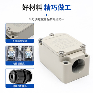 Wlca2 2 Limit Switch Ip65 Spdt 10a 220v Screw Terminal <b>Roller</b> Type For Industrial Use - Product Image 3