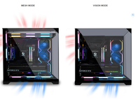 Nuevo Chasis de Torre Compacto O11 VISION Compatible con Placas Base ATX/ E-ATX / ATX / Micro-ATX / Mini-ITX, Caja de PC para Juegos de Torre Completa