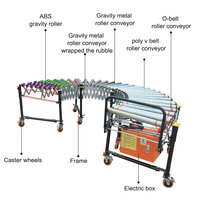 Chaîne à maillons du convoyeur pour les industries Système de convoyeur de puissance Boîtier de roulement de moteur à rouleaux Fabrication de convoyeurs à rouleaux flexibles