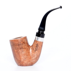 MUXIANG Wooden Tobacco Pipe Bent Type Handmade Solid Wood Sherlock Holmes Style Collection Pipe - Product Image 5