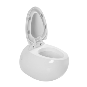 Articles sanitaires économiques en forme d'<span class=keywords><strong>oeuf</strong></span> <span class=keywords><strong>suspendu</strong></span> cuvette de toilette en céramique P piège à lavage toilette suspendue au mur pour salle de bain - Product Image 3