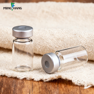 Hot Sale Small Glass Medicine <b>Bottles</b> 10ml 13ml 19ml <b>Empty</b> Glass Vial with Aluminum Seal - Product Image 1