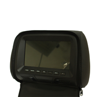 Moniteur d'appuie-tête de voiture TFT LCD 7 pouces avec télécommande et résolution RGB 800x480, ajustement universel pour siège arrière