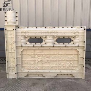 Bán Chạy Khuôn Hàng Rào Bê Tông Cột Bê Tông Bê Tông Bê Tông Bê Tông Hàng Rào Lan Can Bằng Nhựa Hình Cảnh Quan Sân Vườn Trang Trí Bằng Gỗ - Product Image 6