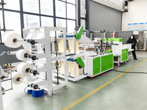High <b>Speed</b> T Shirt <b>Bag</b> Making Machine Automatic Plastic Vest <b>Bag</b> Cold Cutting PE CE Certified OEM Factory - Product Image 2