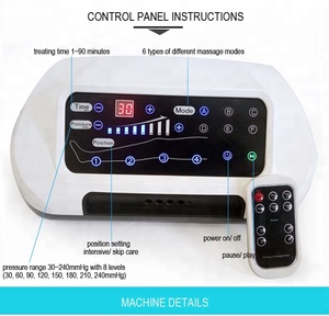 Appareil professionnel de pressothérapie à brancher pour les jambes et le corps, soulagement de la douleur et amélioration de la circulation, avec contrôle de la minuterie et masseur de pieds - Product Image 6