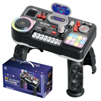 Table de mixage DJ multifonctionnelle pour enfants, jouet musical électronique pour tout-petits, idéal pour les fêtes