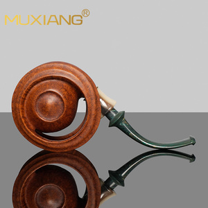 MUXIANG nuevo diseño de <span class=keywords><strong>Pipa</strong></span> de tabaco de <span class=keywords><strong>ojo</strong></span> del diablo boquilla de Cumberland <span class=keywords><strong>pipa</strong></span> de fumar hecha a mano - Product Image 4