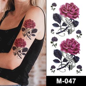 Tatuajes de Flores de Colores Resistentes al Agua y de Larga Duración con Diferentes Diseños de Arte Corporal para Mujeres - Product Image 5