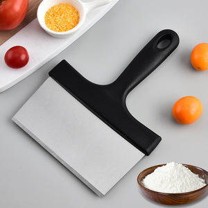 Spatule de barbecue multifonctionnelle, spatule de nettoyage, grattoir pour plaque de cuisson, gadget de cuisine, <span class=keywords><strong>outil</strong></span> de barbecue en acier inoxydable pour le camping en plein air - Product Image 2