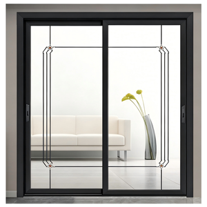 Porta Scorrevole in Alluminio Rinforzato Resistente al Vento, Resistenza 4kPa, Telaio per Zone Costiere - Product Image 3