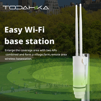 Punto de acceso inalámbrico Todahika de 1200Mbps para exteriores de largo alcance, punto de acceso wifi con alcance de 1 km para exteriores.