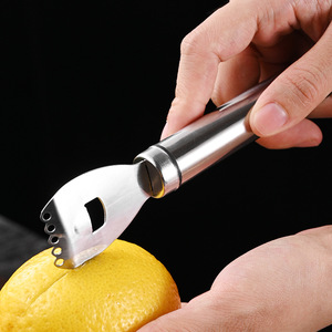 Pelador de cítricos de acero inoxidable, rallador de frutas y verduras multifunción, herramienta de cocina - Product Image 2