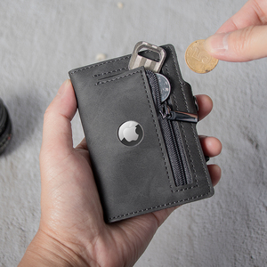 Portefeuille intelligent ultra-fin à prix avantageux avec blocage RFID, pince à billets RFID, étui porte-cartes bancaires en aluminium - Product Image 5