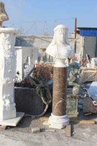 <span class=keywords><strong>Escultura</strong></span> de Piedra Natural a Precio de Fábrica, Busto de Mármol Tallado a Mano, Estatua de Mármol de la Doncella Velada <span class=keywords><strong>en</strong></span> Existencia - Product Image 2