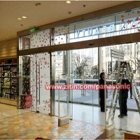 Panasoni Sensor infra merah pintu geser otomatis, Modern untuk penggunaan Hotel Mall Vila & Supermarket