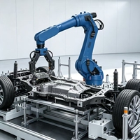 Bras de robot industriel à 6 axes ZDGT1215D, charge utile de 12 kg, portée de 1500 mm pour le soudage, la manutention, l'assemblage et l'automatisation
