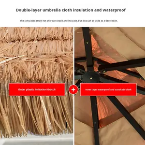 Petite pergola en <span class=keywords><strong>bois</strong></span> à quatre coins cour extérieure <span class=keywords><strong>jardin</strong></span> Villa famille d'accueil tente parasol pavillon pour cour extérieur lieu - Product Image 3