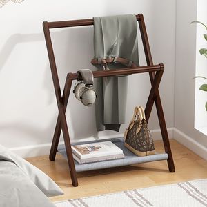 Porte-chapeaux et porte-manteaux autoportant en bois de chêne massif rustique antidérapant à grande capacité en gros - Product Image 1