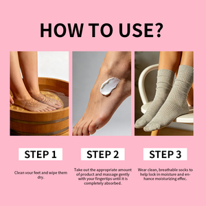 Crème pour les pieds au magnésium, marque privée, anti-crevasses, anti-dessèchement, nourrissante, hydratante, adoucissante pour les callosités, exfoliante - Product Image 5