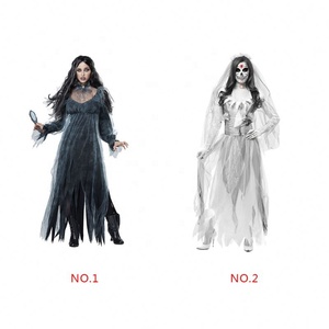 Disfraz <span class=keywords><strong>de</strong></span> Halloween para Mujer, Disfraz <span class=keywords><strong>de</strong></span> Fantasma, Cadáver, Zombie, <span class=keywords><strong>Novia</strong></span> Cadáver, Disfraces <span class=keywords><strong>de</strong></span> Terror - Product Image 5