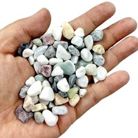 Galets de verre colorés pour aménagement paysager, lavage de sols extérieurs et cours, 1kg – Approvisionnement direct usine
