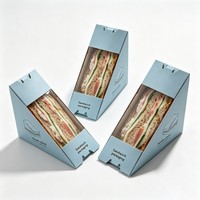 Boîte d'emballage alimentaire personnalisée avec logo, plateau en carton pour gaufres et sandwichs, boîte à hot-dogs, emballage pour restauration rapide, boîte à sandwichs