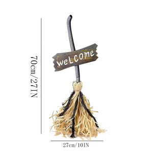 Halloween Chổi phù thủy đồ chơi điện có thể phát sáng đạo cụ trang trí bên và đồ trang trí - Product Image 5