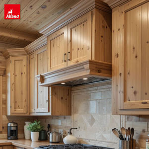 Alland Customization Handmade Soft Modular Drawer Organizer Rustic Knotty Natural Stained Yellow Old Solid Pine Wood Faucet - Product Image 3