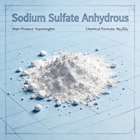 Sulfate de sodium anhydre de haute pureté de la marque Maoxing, prix par tonne pour l'industrie de la construction