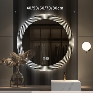 <span class=keywords><strong>Specchio</strong></span> LED Smart di Lusso MoreIn con Funzione Anti-Appannamento per Bagno Premium, Design Rotondo in Vetro - Product Image 4