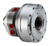Cilindro hidráulico giratorio de tipo corto de agujero pasante duradero de Venta caliente para torno Cnc