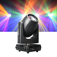 Projecteur LED 300W à double prisme, 14 couleurs et 17 motifs + lumière blanche, effet d'eau courante, contrôle DMX512 pour concerts et théâtres