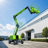 SAGA FIRST Nacelle élévatrice articulée compacte pour haute altitude 12m-28m, moteur diesel, pour entrepôt et espaces étroits