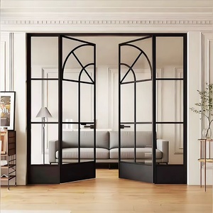 Puerta <span class=keywords><strong>Francesa</strong></span> de Plástico y Vidrio Moderna de la Mejor Calidad para Interiores de Hotel, Uso en Comedores de Villas, Impermeable, Marca TW, Modelo TW PK 014 - Product Image 2
