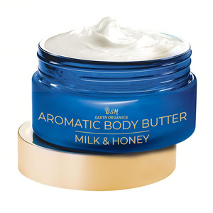 Body Butter Milk Honey Hidratante Shea Body Butter para mujeres y hombres Hidratante Reafirmante y crema antienvejecimiento para piel seca Mano Cuerpo - Product Image 1