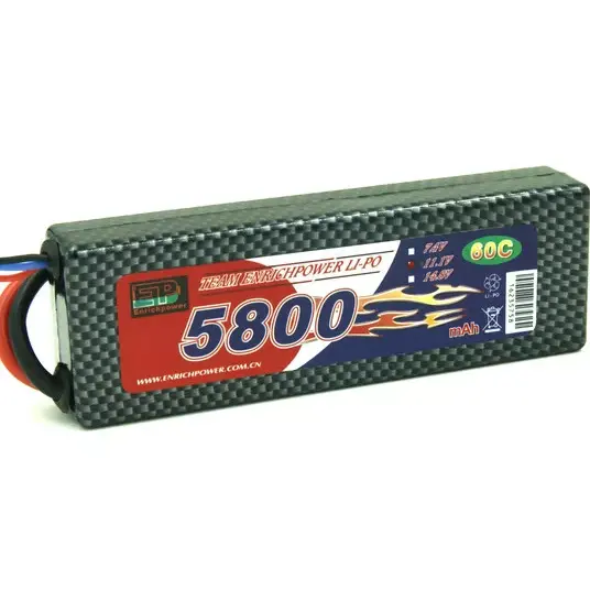 Arricchisci la potenza 7.4v 5800mah 2S batterie ricaricabili agli ioni di litio 30 40 50 60 prezzo delle celle batteria Bateria Lipo