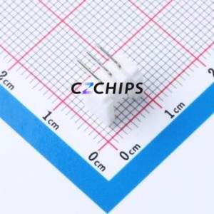 HC-HY2.0-3AW-TW Wire-to-Board Pin Header Bent Lead Through Hole,P=2mm Connector 1x3P 2mm Right Angle Insert HY - Product Image 2