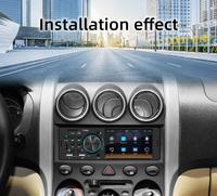Pantalla digital IPS de 4 pulgadas 1DIN MP5 Radio estéreo para automóvil Reproductor multimedia con pantalla táctil con Bluetooth y CarPlay