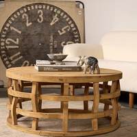 Table basse d'appoint en bois massif, style Wabi-Sabi vintage et rétro, pour salon, B&B, café, ou comme commode d'angle.