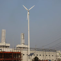 Générateur éolien horizontal de type G 7,5 kW de la marque ST, fabriqué en Chine, triphasé 120 V 220 V 240 V, contrôleur hybride éolien-solaire pour