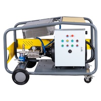 Nouvelle machine de nettoyage haute pression électrique brillante 150 bars, nettoyeur de surface à jet d'eau froide, équipement de nettoyage de routes et de sols, Triplex