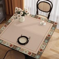 Nouveau modèle 2026 Tapis de table de mahjong carré pliable, imperméable, silencieux, épaissi et insonorisant pour le poker et le jeu Dou Dizhu