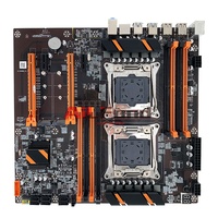 Motherboard DUX99-D4 Dual Slot X99 Double LGA 2011-3 E5 V3 CPU DDR4 RECC 128GB M.2 NVME NGFF USB3.0 ATX Server