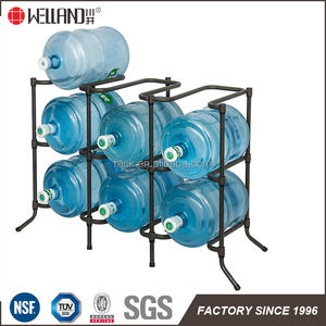 NSF 19L 5 Gallonen <span class=keywords><strong>3</strong></span> <span class=keywords><strong>Tier</strong></span> Gallone Metall Wasser flasche Organizer Rack mit Werbetafel - Product Image 6